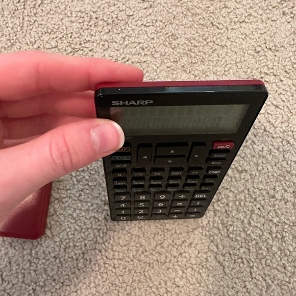 Retro Sharp Calculator with Cover - Picture 6 of 9
